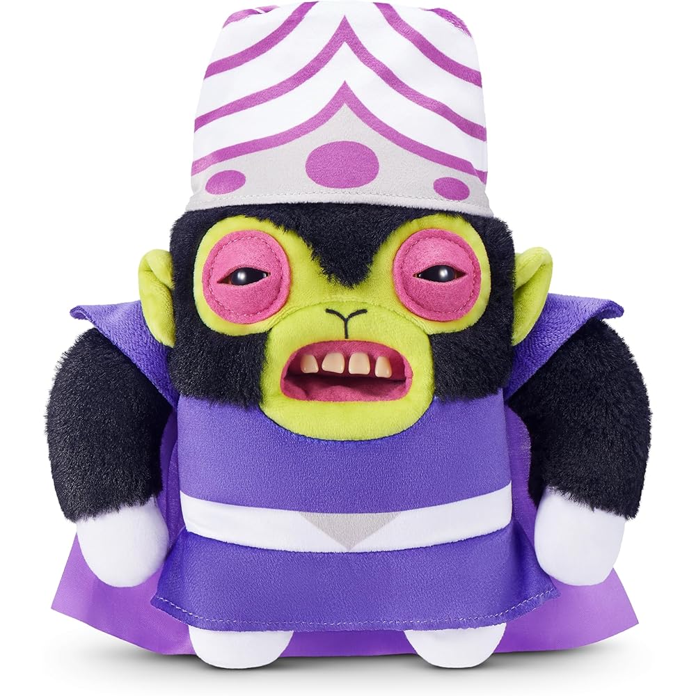 Fuggler The Powerpuff Girls Mojo Jojo Plush Toy 15746E Official Merchandise