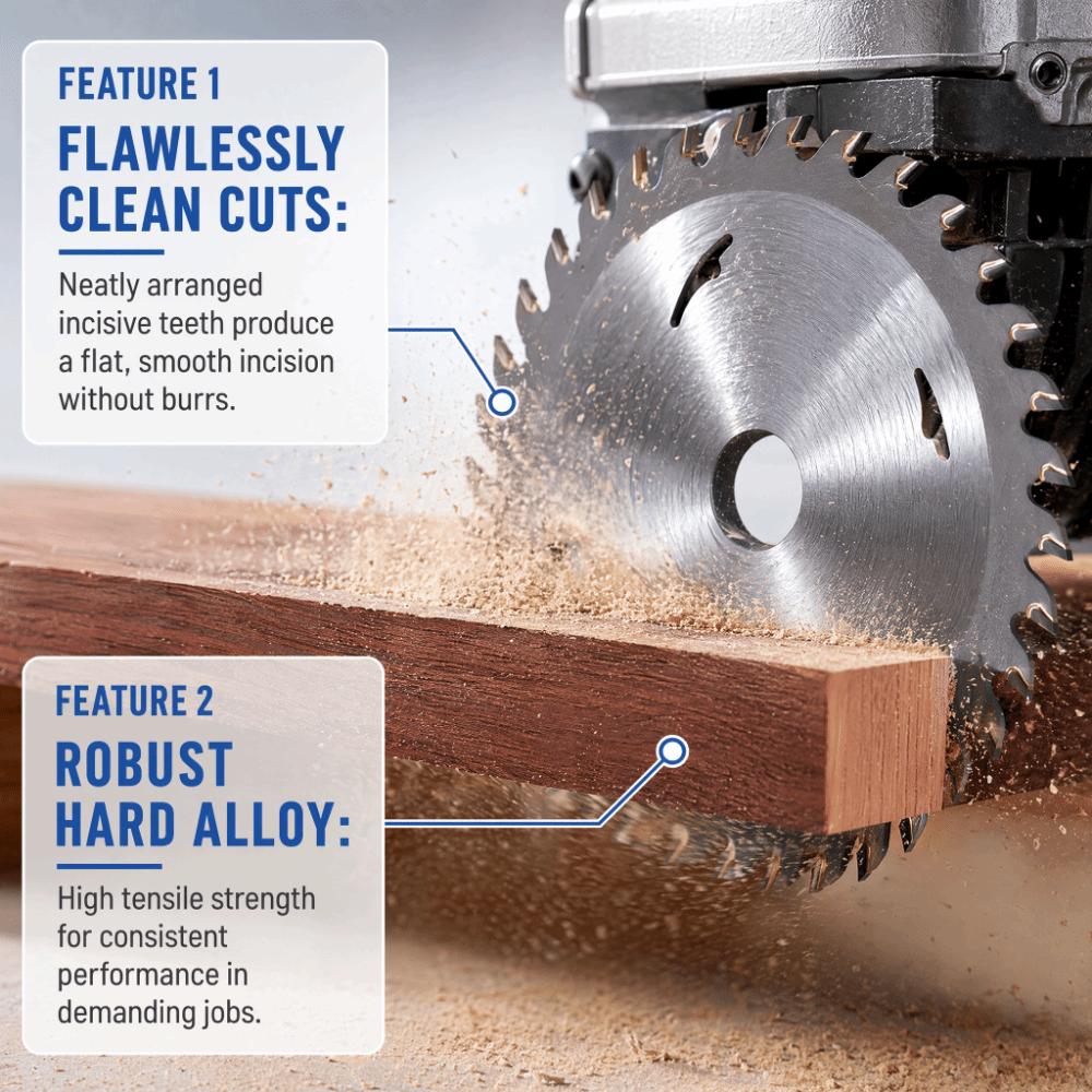 125mm X 20mm Woodworking Cutting Discs 40T Teeth Circular Cutting Wheel  Wood Cutting