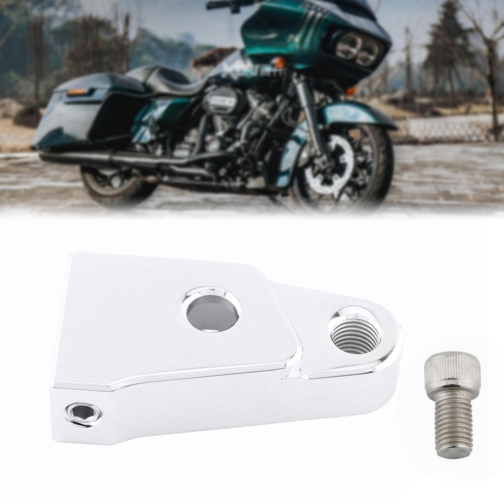 Motorrad Aluminium Neutralgang-Assistenz Modifikation Kompakte Ersatzhalterung für Harley Davidson Electra Glide Softail