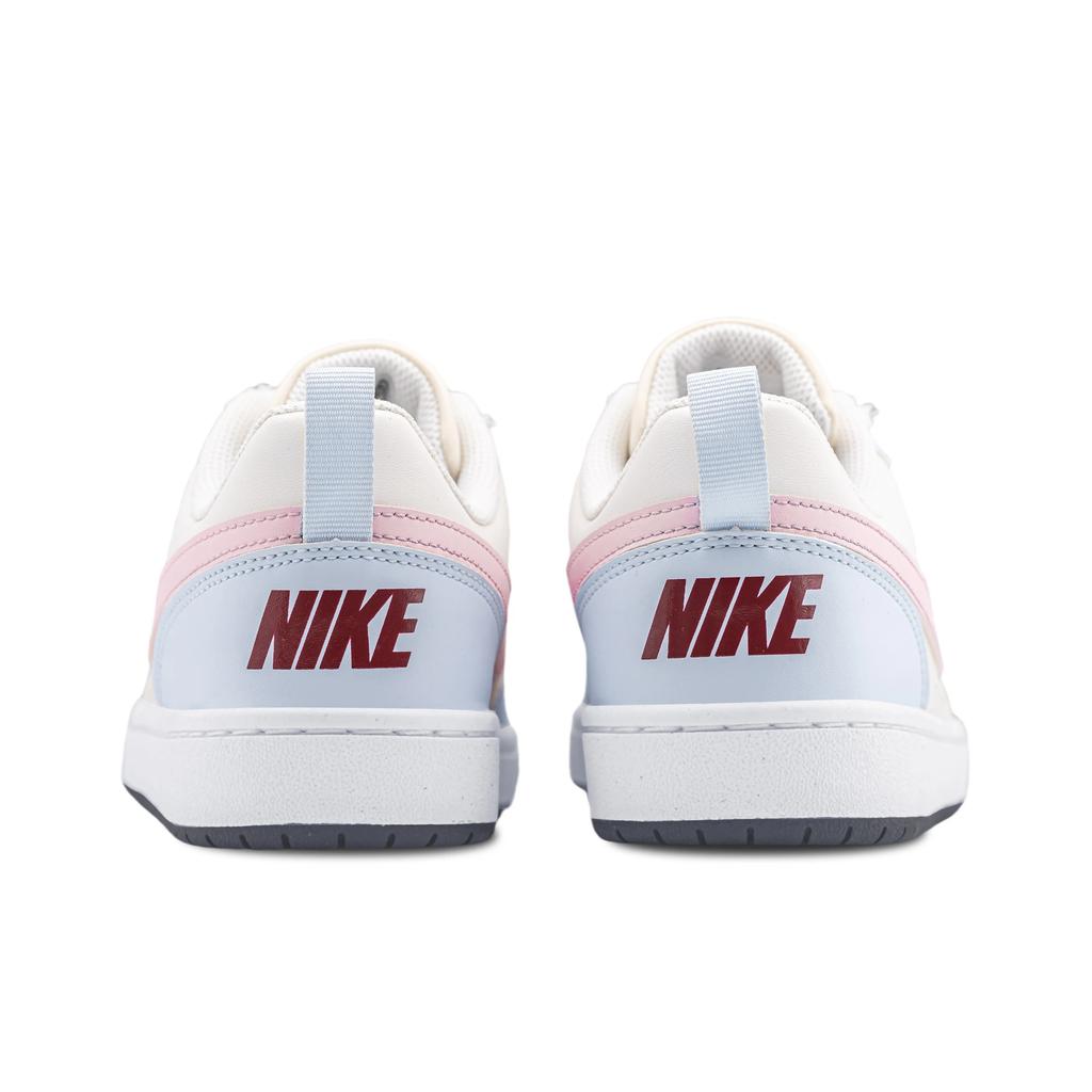 Nike Court Borough Abrasion Resistant Low Top Skateboard Shoes Women's Blue Pink DV5456-104(Team1797-)