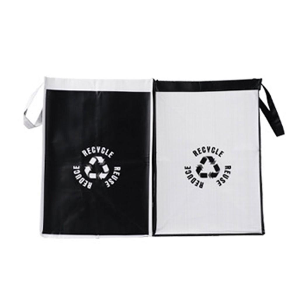 Paquete de 2/4 Bolsas para Separar la Basura Bolsa de Residuos Reciclables Contenedor de Basura Conveniente y Ecológico para Separar la Basura Conveniente