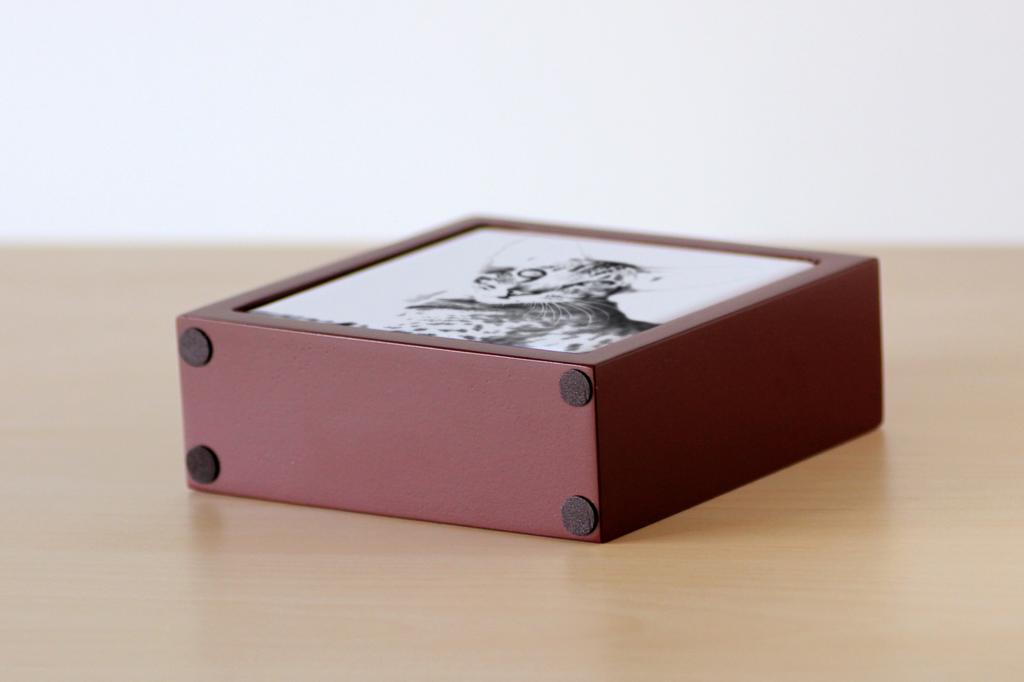 Oriental – Pen holder with a cat, desk organizer with a print | Art-Dog