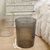 Large Capacity Waste Bin Striped Garbage Container Creative Plastic Trash Can  Kitchen