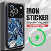 Dolphins Turtles Magnetic Phone Case For iPhone Air 17 16 15 14 Pro Max 13 12 Pro Max 11 16 Plus Magnet Soft Edge Acrylic Cover