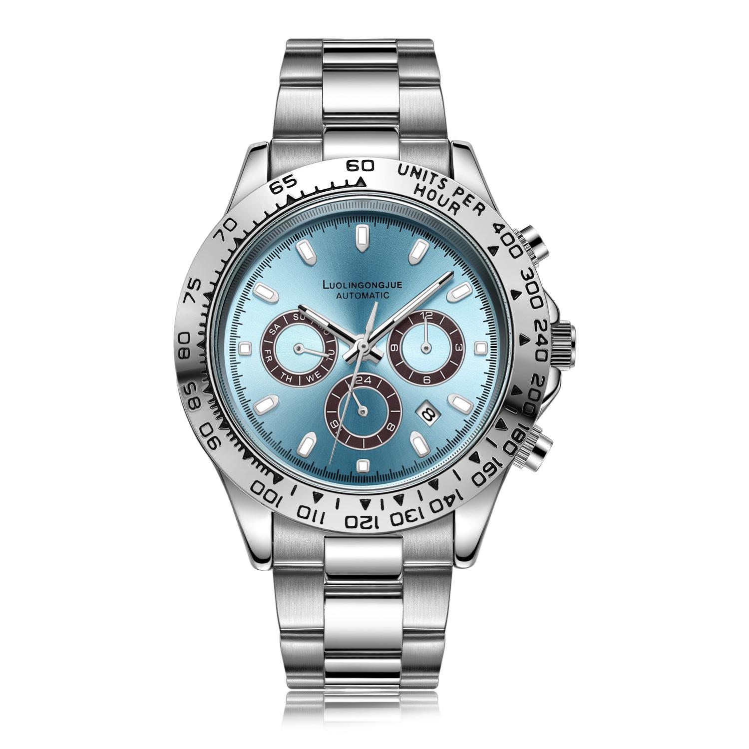 

Герцог Лотарингский 1954 Мужские многофункциональные водонепроницаемые светящиеся автоматические механические часы