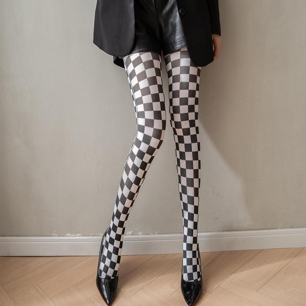 Collant con Stampa Tatuaggio Personalizzata Primavera/Estate: Sottile, Alla Moda, Motivi Astratti Retrò