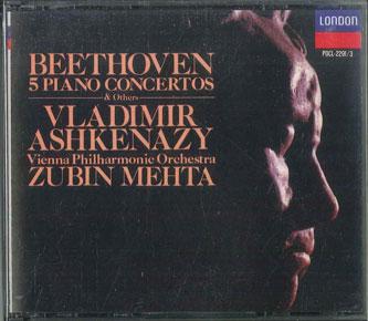 

CD BEETHOVEN, VLADIMIR ASHKENAZY, VIEN - Beethoven: Complete Piano Concertos POCL22913 POLYDOR 1991 Japan Classical Used