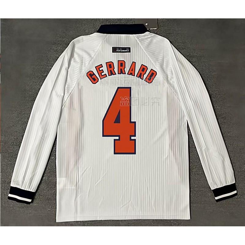 Retro Long Sleeve Soccer Jersey Vintage Football Shirt Men Women Adult Fan Wear Classic Player Style