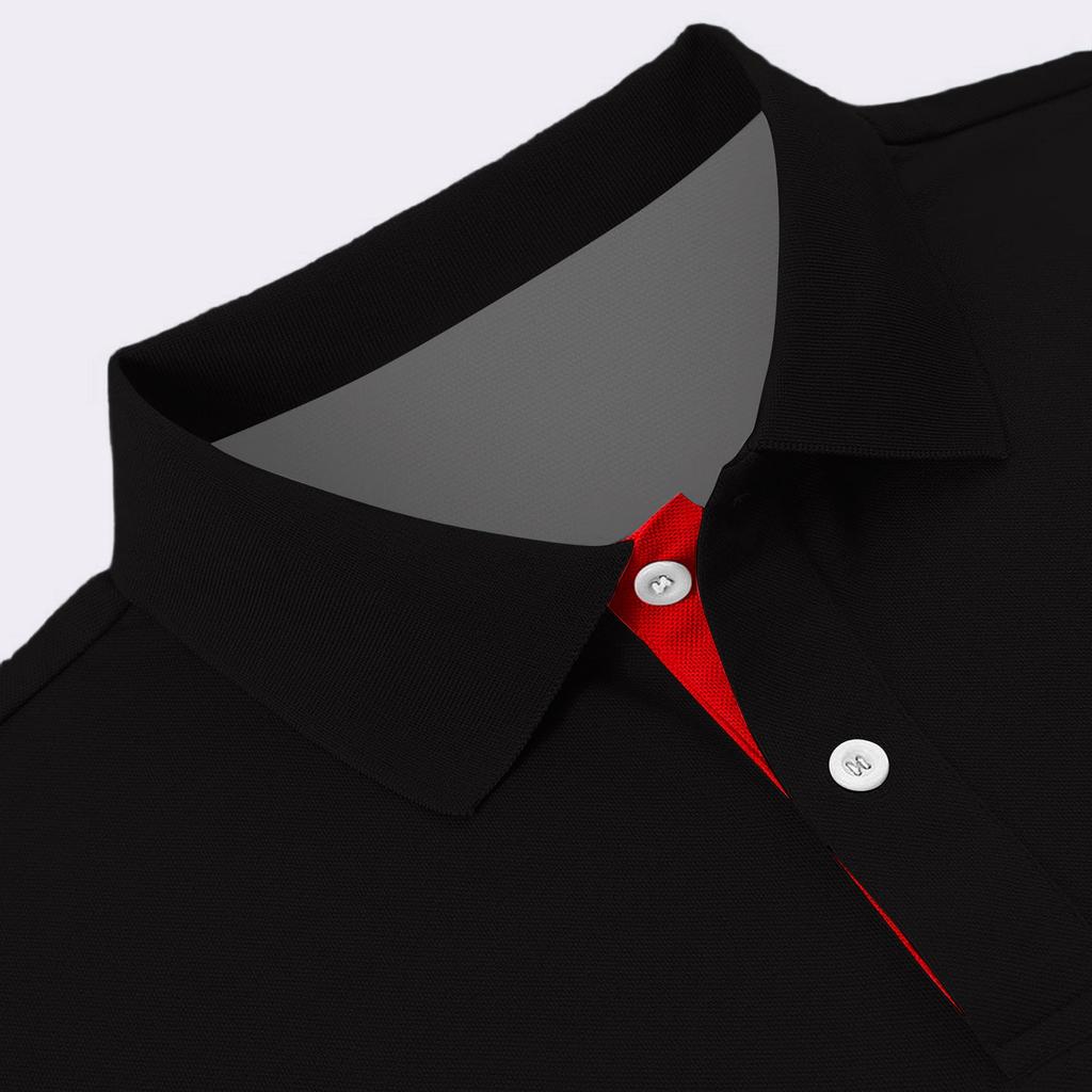 Men's Short Sleeve Polo Shirt Breathable Golf Shirt Casual Vacation Beach Shirt Business Shirt with Airflow Ventilation Design