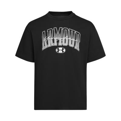 Loose Fit Sports Casual Fitness Solid Color Letter Graffiti Gradient Cyber Logo Fashion Versatile Short Sleeve T-Shirt 6011123-001