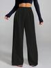 Women's Casual Pants Spring/Summer/Autumn/Winter New High Waist Wide Leg Design Trousers