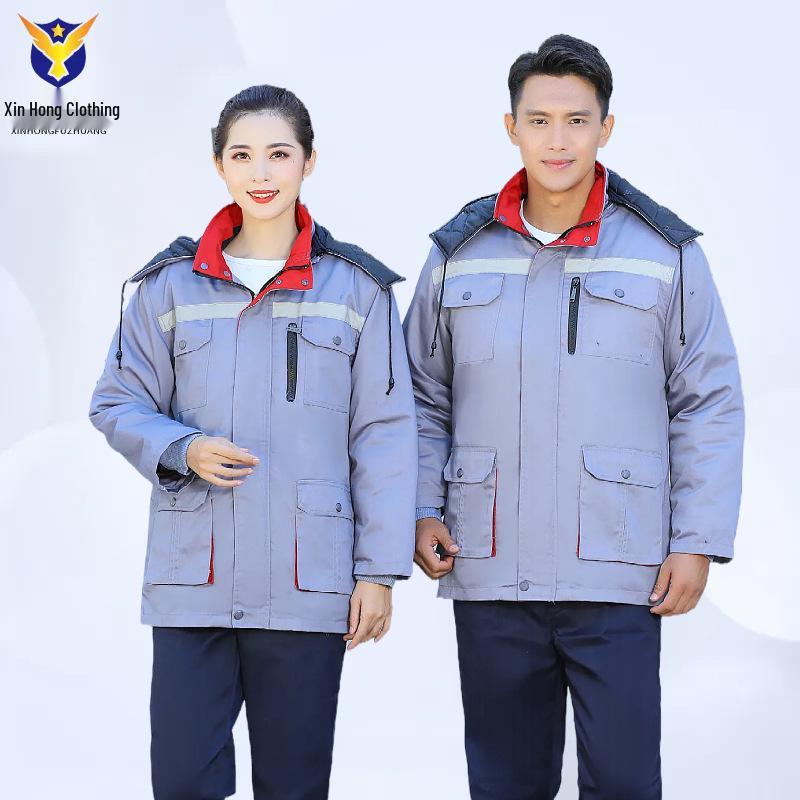 Winter Insulated Reflective Work Coat