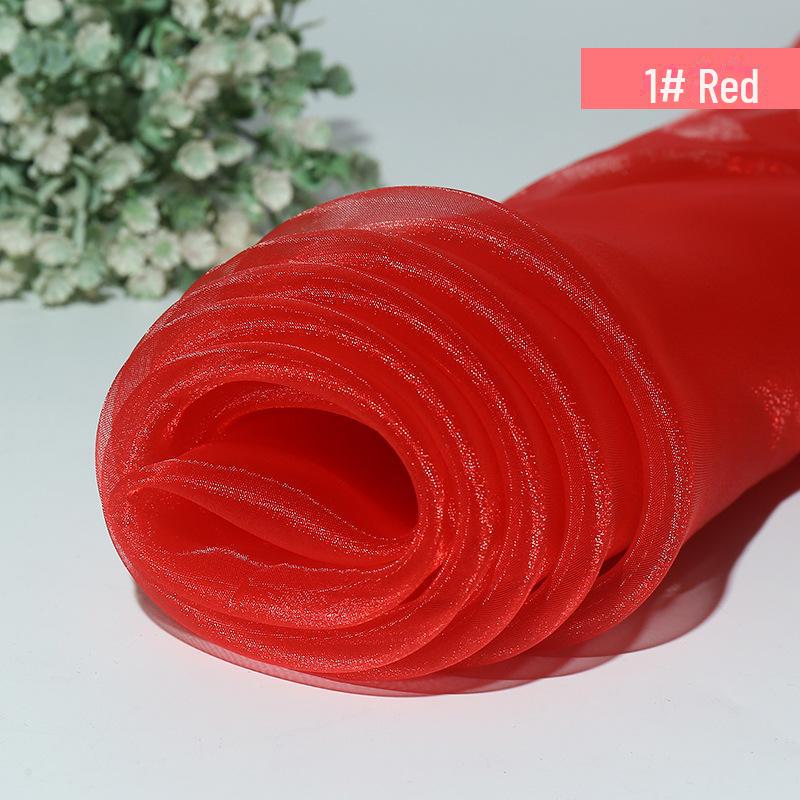 Verschlüsselter Glitzer-Organza Transparentstoff für Babykleider und Hochzeitsdekoration