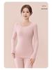 Women's German Cashmere Silk Thermal Underwear Suit - Self-Heating, Velvet-Lined for Autumn/Winter, 37°C Constant Temperature
