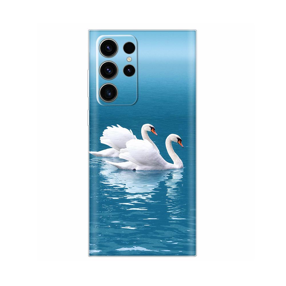 For Samsung S23 Ultra Funda Cute Cartoon Slim Clear Soft TPU Back Phone Cover For Samsung Galaxy S23 Plus S23 S 23 Bumper Cases