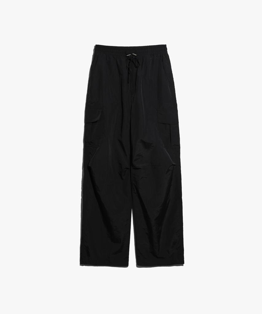 LOSSYROW String Cargo Sharing Jogger Pants Black