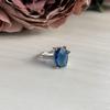 Silver Ring with London Blue Topaz 2.79ct (1245934)