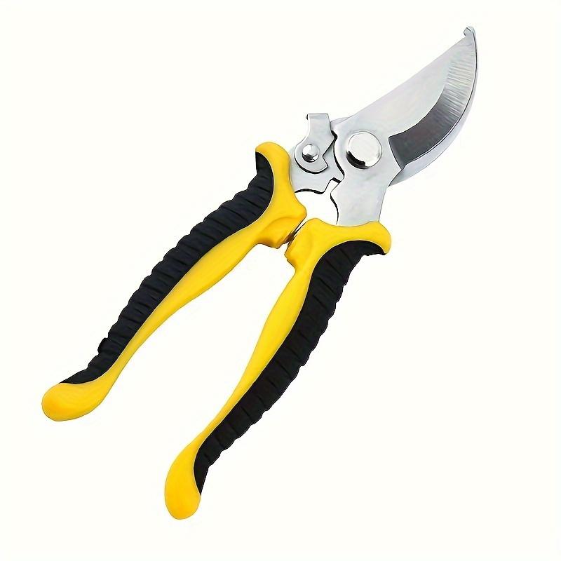 1Pc Garden Pruning Shears, Strong Stainless Steel Scissors, Hand Pruners For Fruit Pedicels, Power Saving Trimming Tools
