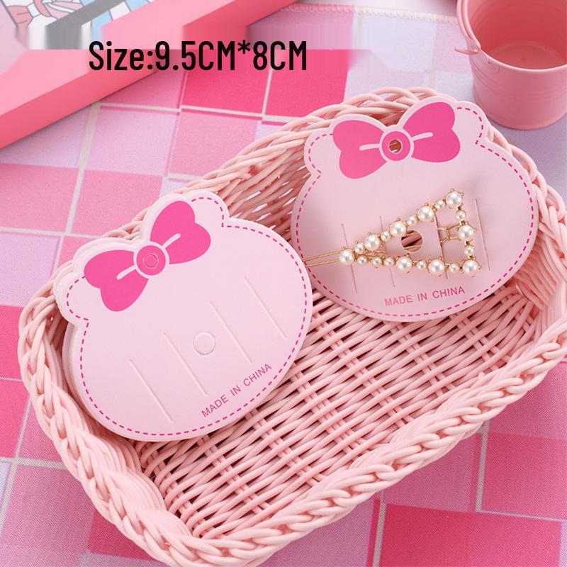 

Упаковочная карточка для заколки для волос с отверстием для подвешивания - Картон ручной работы для зажимов-уточек Per Sheet Price