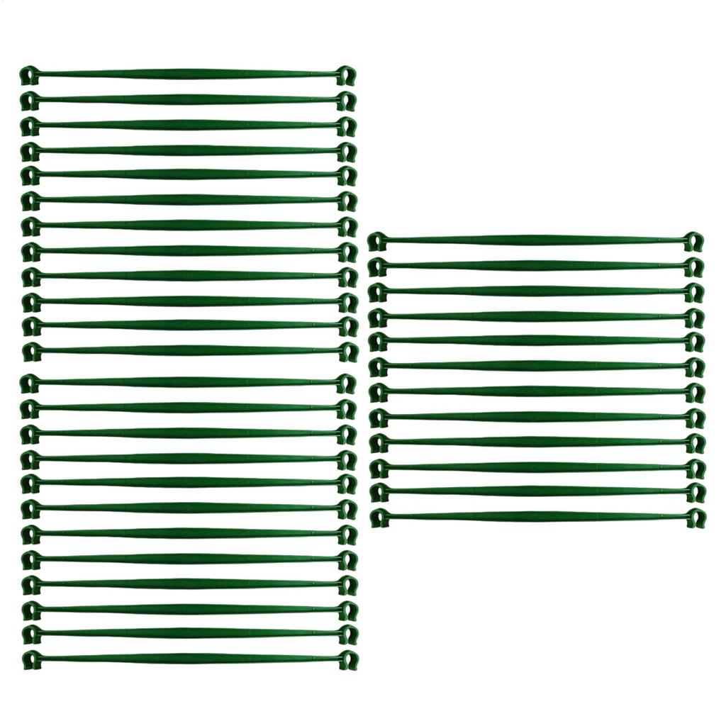 Enrejado para Tomates 36 Piezas Conectores Expansibles de Escalada Soportes Postes Jaula para Tomates para Jardinería Verdura