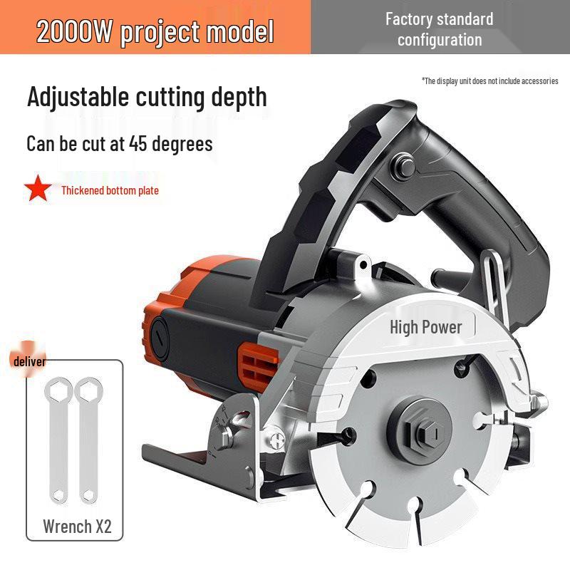 Multifunctional Handheld Electric Cutting Saw for Marble, Stone, Tile, and Wood