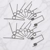 18Pcs Torsional Springs for Garbage Can Lid Reliable Metal Spring Replace Worn Broken Parts Torsional Spring