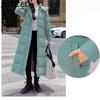 BITCED Winter Cotton Coat for Women - Extended Length, Knee-Length, Slim Fit, Bestie Style, Warm and Thickened Mid-Length Quilted Jacket