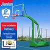 JEEANLEAN Mobile Outdoor Adult Basketball Hoop