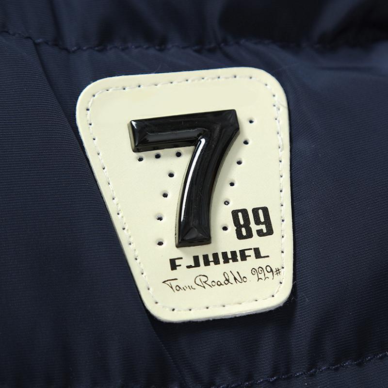 L-5XL Módní Pánský kabát Mládež Teplá Silná Vesta Studentská bunda Populární Bavlna s kapucí Vysoce kvalitní Ployester Mikina s kapucí Péřový kabát Běžné Slim Vesta