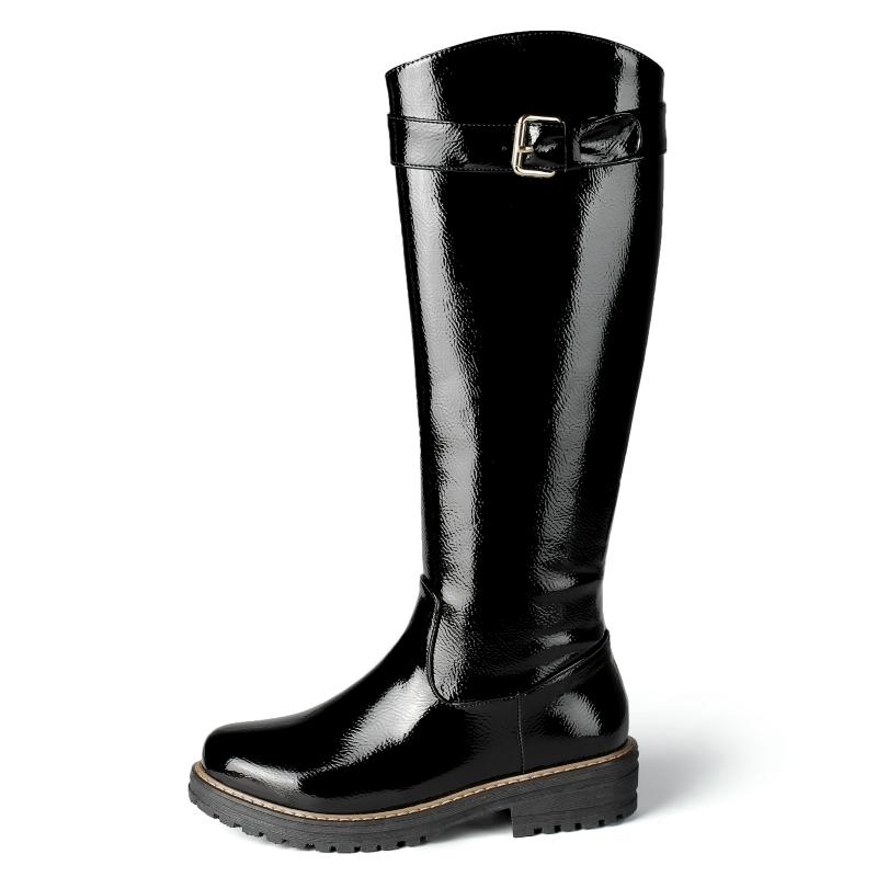 Botas altas de nieve de felpa de piel para mujer Zapatos de invierno 2024 Blanco Negro Moda Equitación Lluvia Zapatos de mujer Botas casuales hasta la rodilla para mujer