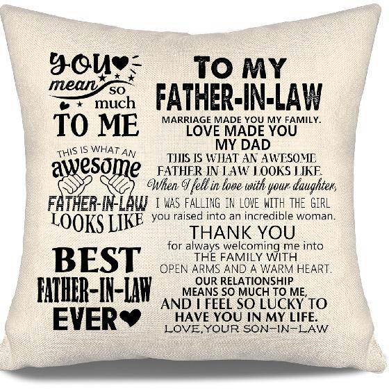 To My Bonus Daughter Gift Ideas Throw Pillow Covers for Bonus Daughter from Bonus Mom Bonus Dad Birthday Graduation Thanksgiving