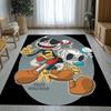 Retro-Spiel Cuphead Mugman Cartoon Wohnzimmer Rutschfester Teppich Weicher Teppich für Schlafzimmer Kinderzimmer Spielzimmer Sofa, Heimdekoration Fußmatte