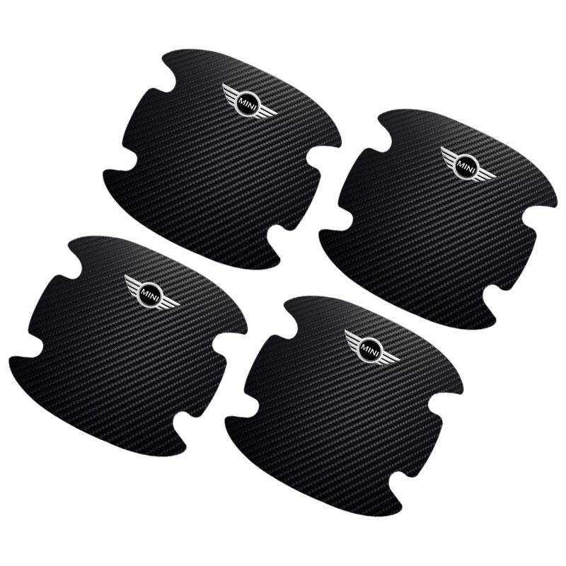 

4 шт. Наклейка для защиты ручки двери автомобиля Эмблема Украшение автомобиля Стайлинг Для Mini Cooper One S Clubman R50 R53 R56 R60 F55 F56 R57 R58 R59
