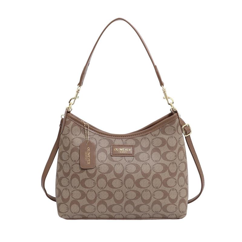 Light Luxury, Commuter Tote Bag Women's 2025 New Armpit Large-capacity Printed Shoulder Messenger Bag