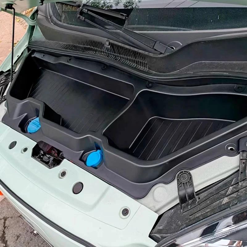 Front Trunk Storage Box Replace Engine Hood Protector Styling for Leapmotor T03 2024 2025 2026 Stowing Tidying Car Accessories