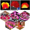 Colorful Chinese Short Bellydance Fan Hand Dye Adults Fan  Veil Pairs Yangko Dance Tools