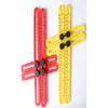 Versatile 4-in-1 Folding Ruler - Dual Inch and Centimeter Scale, Ideal for Measuring Angles, Edges and Angles, Durable Plastic
