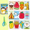 Kids' Safe Scissors & Craft Kit: Fun Educational Paper Cutting Set for Parent-Child Interaction, Toddlers & Children