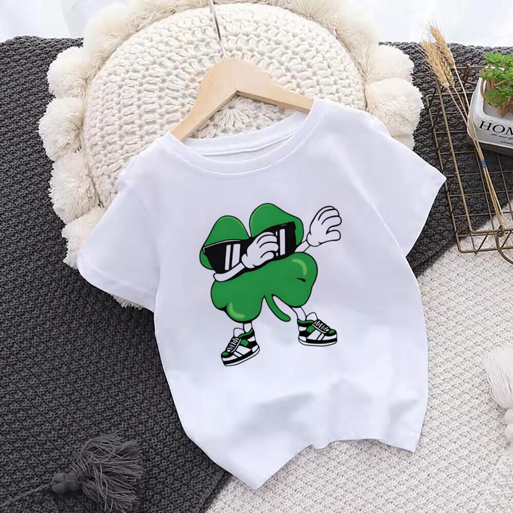 Mr Lucky Charm Print Kids T-shirt Children St. Patricks Day Shirt Boy Girl Clothes St. Patricks Day Toddler Outfits Shirts Gift