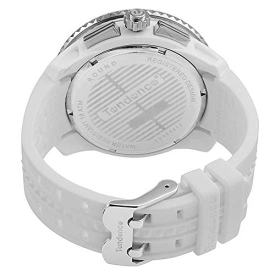 Tendence Gulliver Round Chronograph Watch White TG036013 02036013AA Brand New [Tendence] [Official Import]