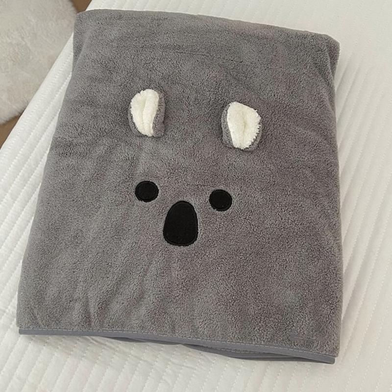 Fashionable And Cute Bathroom Absorbent Cartoon Koala Bath Towel
