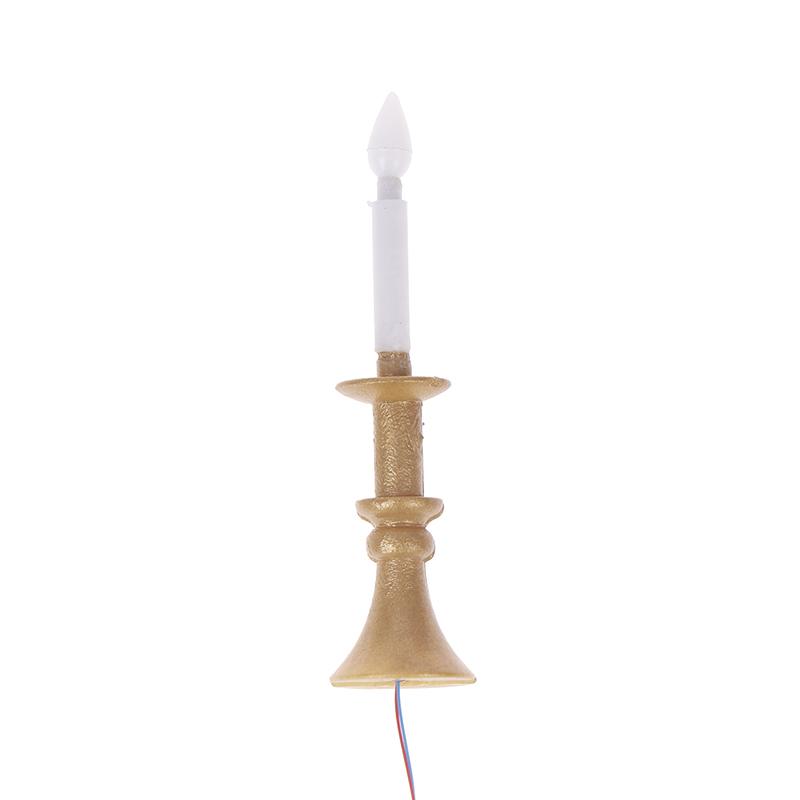 Miniature Dollhouse Candle Light Desk Lamp Mini Led Candle Lighting Home Decoration Doll Furniture Toy Can Be Bright