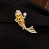 brooch - gold (14k real gold plated)