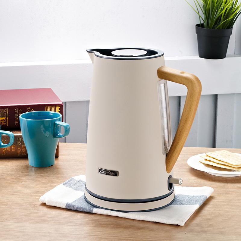 Electric Kettle Tea Coffee Pot Smart Water Thermo Samovar 1.7L 1800W Kitchen Appliances Boiler Blue White 220-240V