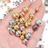 20-500pcs/Lot Round CCB Beads For Jewelry Making Accessories Loose Spacer Beads CCB Ball Bead DIY Bracelet Necklace Wholesale
