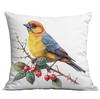 New Spring Flower and Bird Print Pillowcase Home Living Room Sofa Cushion Pillowcase