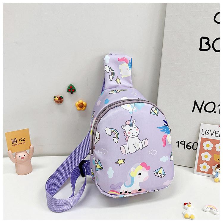 Fun And Charming Dinosaur Print Crossbody Bag For Kids Made Of Breathable Nylon