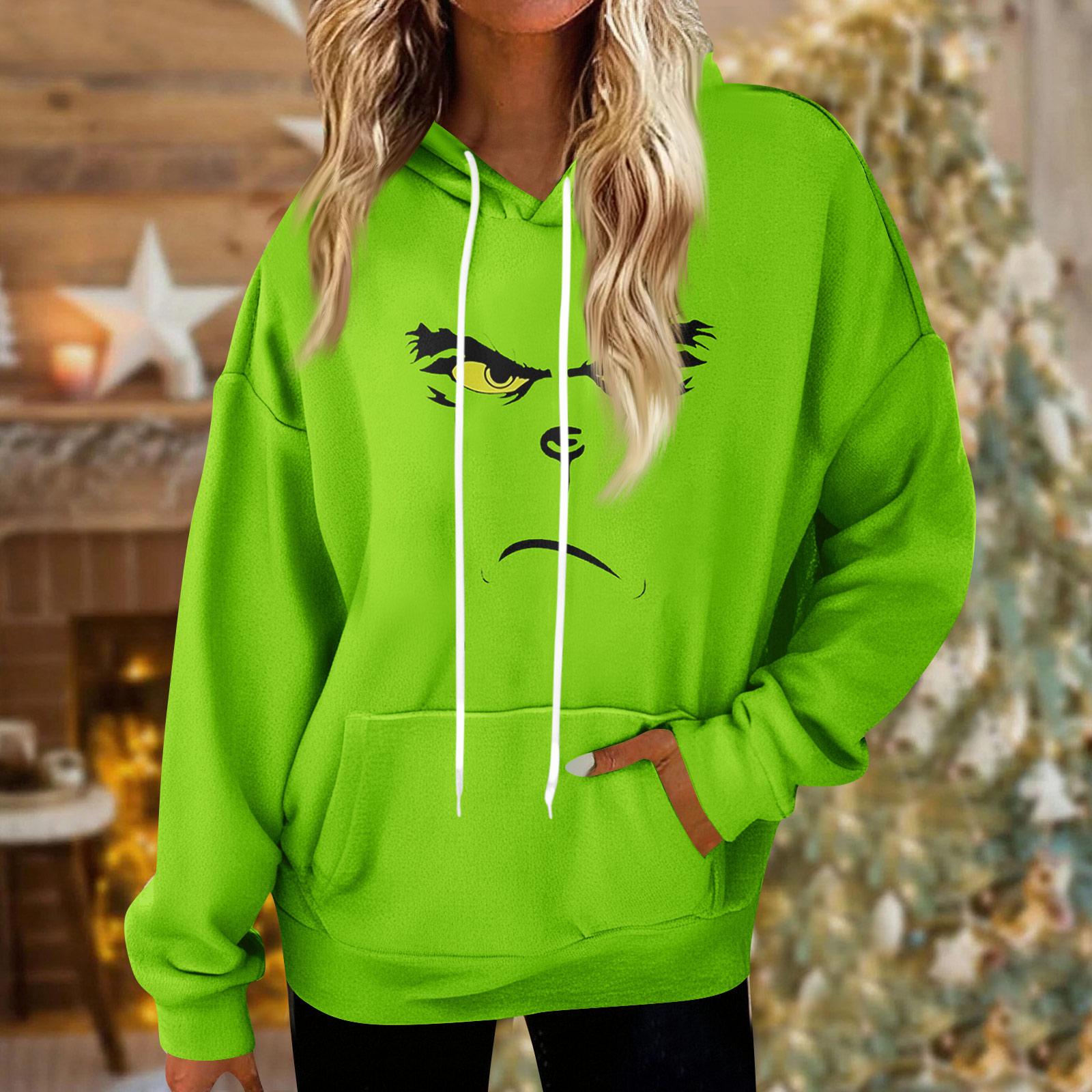 

Толстовки для женщин оверсайз зимние плюшевые милые свитшоты пуловер модная осенне-зимняя одежда XXL зелёный