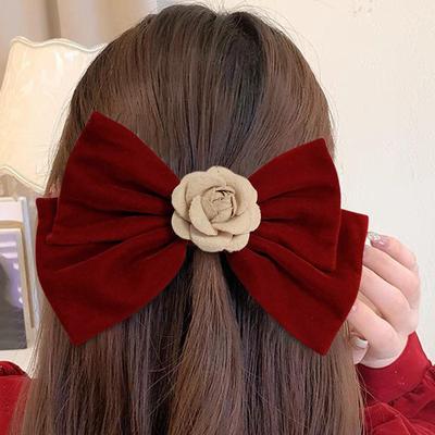 Bowknot Hair Bow Clip Barrettes Girls Styling Accessories Hairpin Headwear for Party