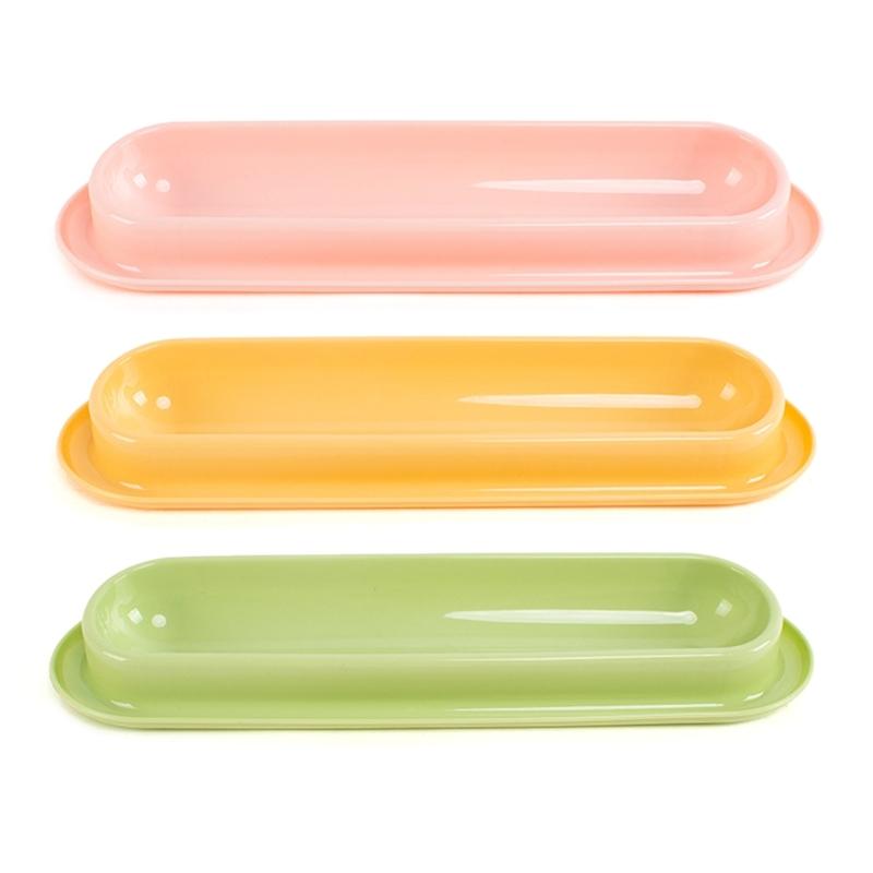 Pack of 3 Convenient Multiple Cats Feeding Stations Durably Easy to Wash Cats Feeding Dish for Multiple Cats Owner